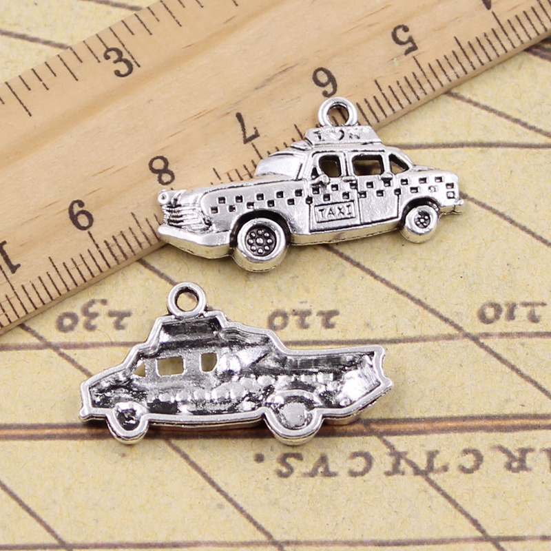 Jewelry Making York - 15pcs 참스 뉴욕 택시 자동차 18x32mm