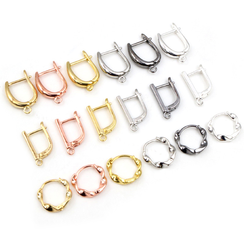 Jewelry Making With Copper Wire - 10pcs 골드 컬러 프랑스어 귀걸이 후크