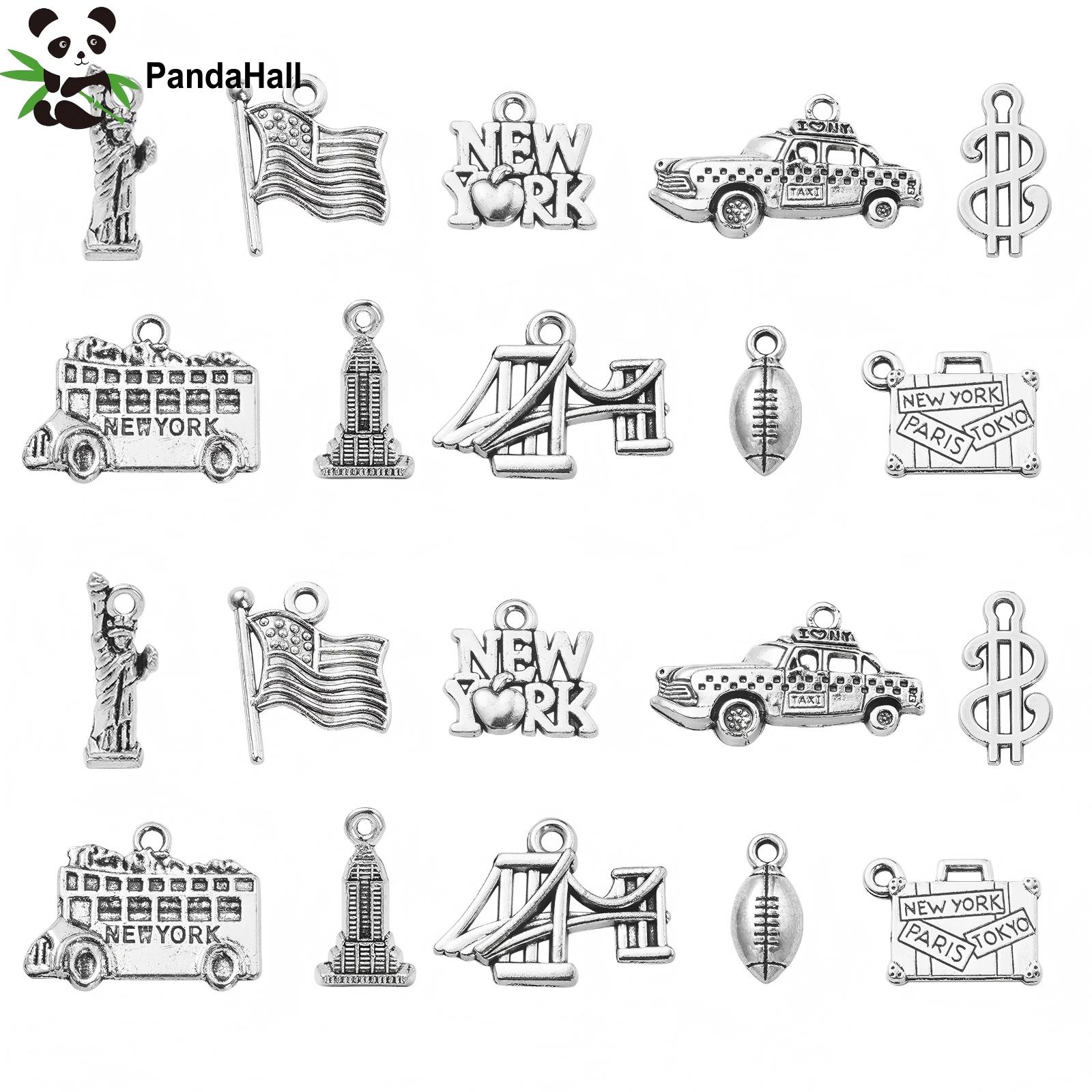 Jewelry Making York - 판다홀 100개 10가지 스타일 미국 뉴욕