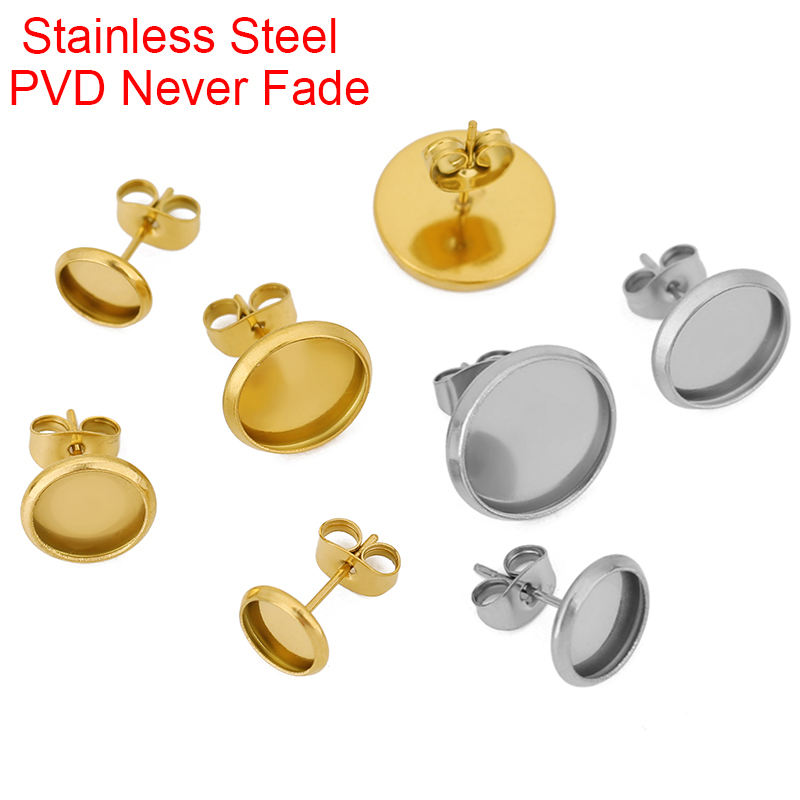 Jewelry Making Soldering Kit - 20개 PVD 변색없는 스테인리스 스틸 스터드