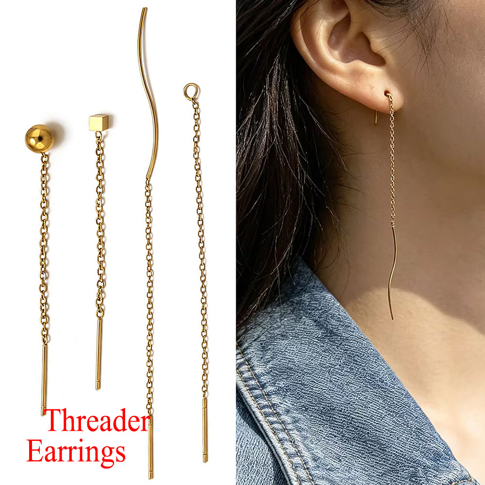 Jewelry Making Thread - 10pcs 스테인레스 스틸 롱 이어 라인