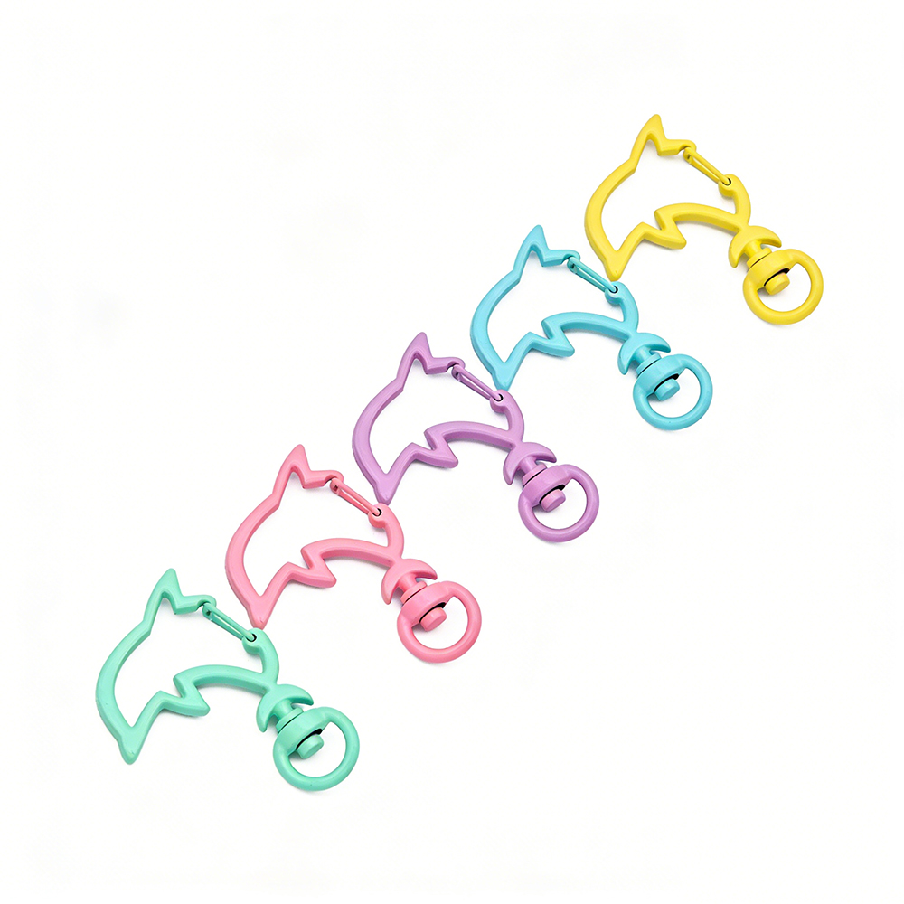 Jewelry Making Metal - 10pcs 캔디 색상 금속 돌고래 스냅