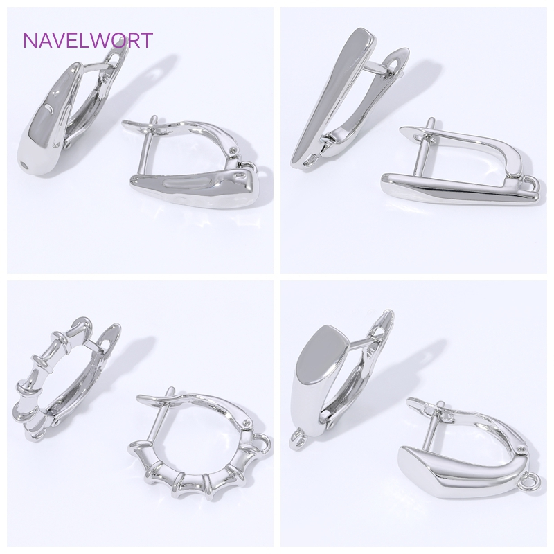 Jewelry Making Thread - 18K 금도금된 부드러운 귀걸이 고리, 귀걸이