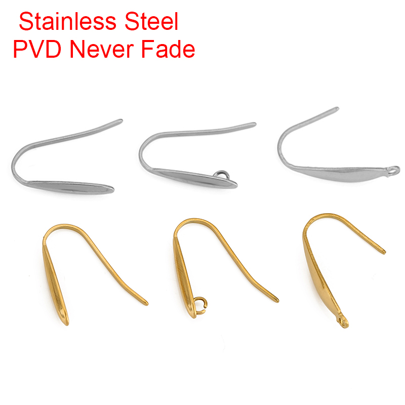 Jewelry Making Thread - 10pcs 절대 페이드 스테인레스 스틸 귀걸이