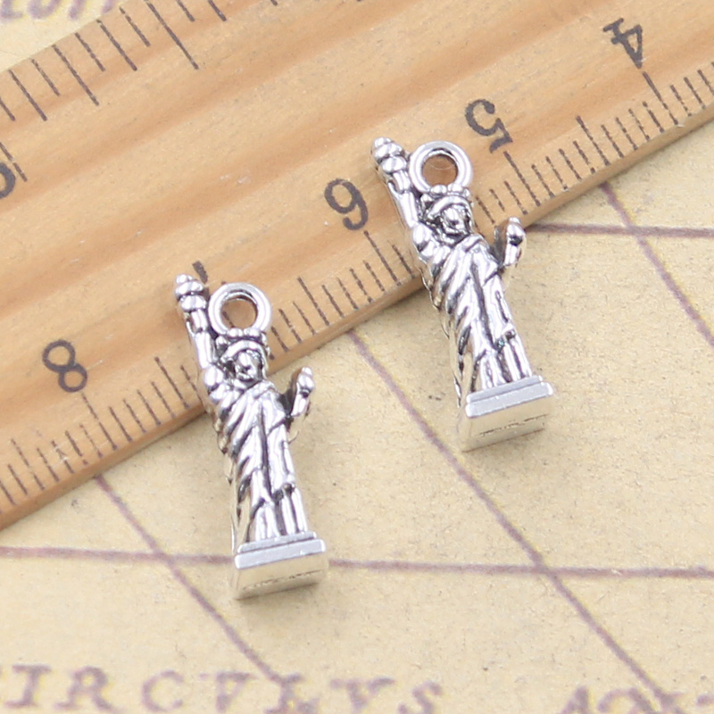 Jewelry Making York - 10pcs 매력 뉴욕 자유의 여신상 21x7x6mm