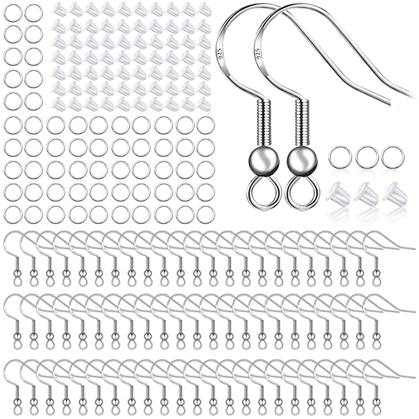 Jewelry Making With Copper Wire - 400개 저자극성 귀걸이 제작 키트, 925