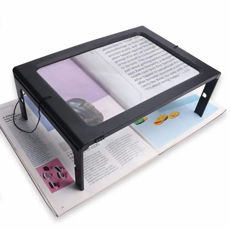 Jewelry Making For Seniors - 스탠드가 있는 3X LED 돋보기, 노인을