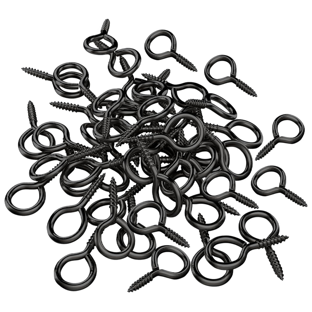 Jewelry Making Thread - 200개/묶음 검정색 소형 미니 눈핀, 아이핀,