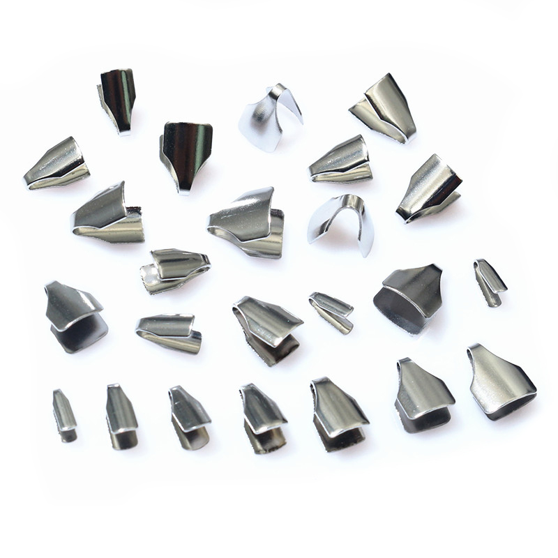 100pcs 스테인레스 스틸 2-7mm 플랫 코드 크림 - Jewelry Making Material 리뷰 및 가격