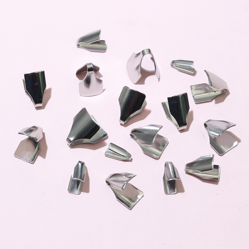 100pcs 스테인레스 스틸 2-7mm 플랫 코드 크림 - Jewelry Making Material 리뷰 및 가격