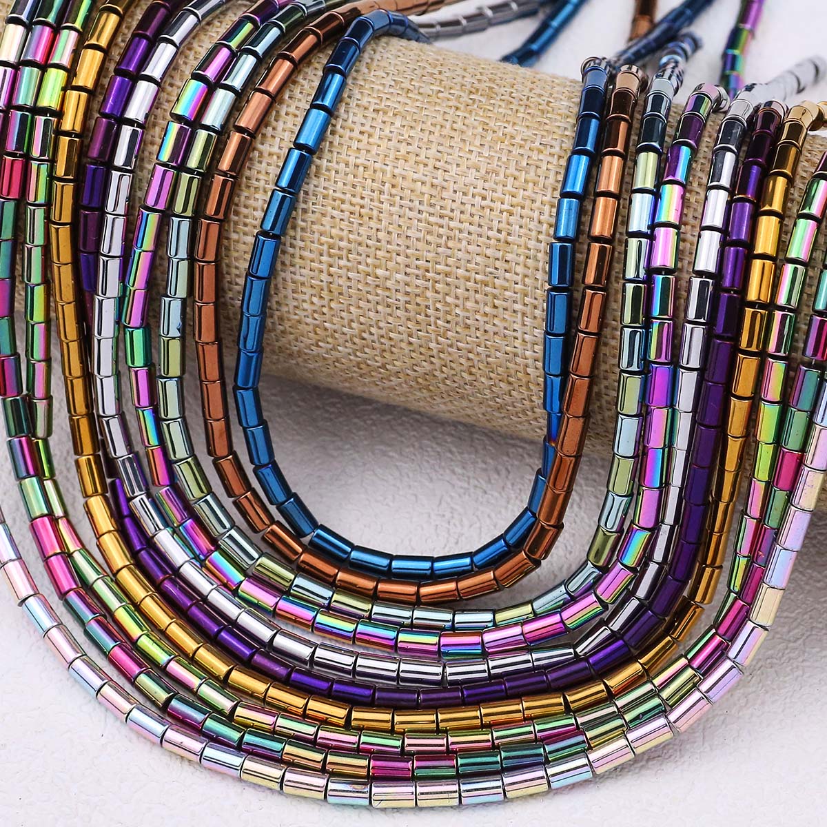 골드 컬러 도금 스트레이트 튜브 원통형 적철광 루즈 비 - Seed Bead Tube 리뷰 및 가격