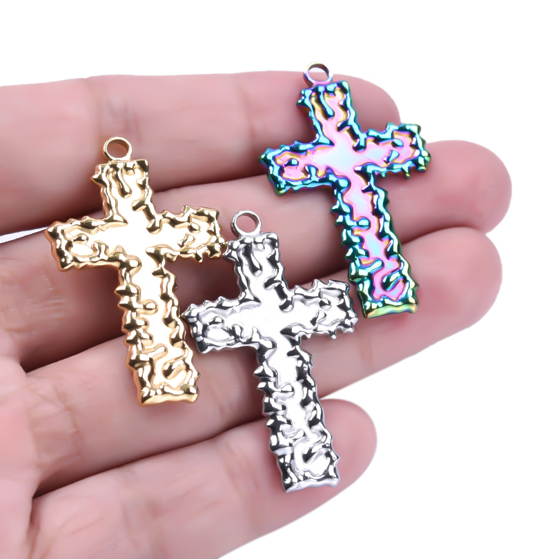 크로스 시니어 패션 컬러 스테인리스 스틸 펜던트, 새로 - Jewelry Making For Seniors 리뷰 및 가격