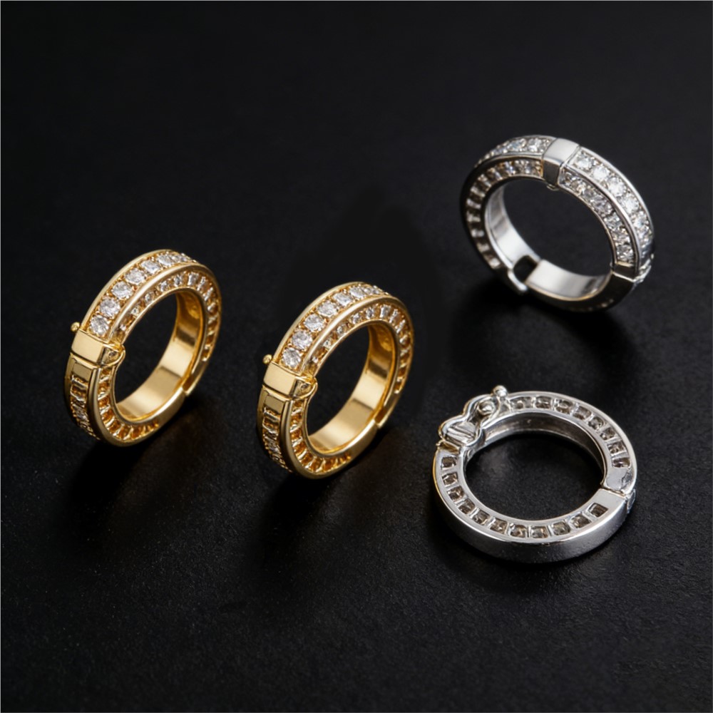 2pcs 라운드 커넥터 버클 진주 걸쇠 패스너 DIY  - Jewelry Making Metal 리뷰 및 가격