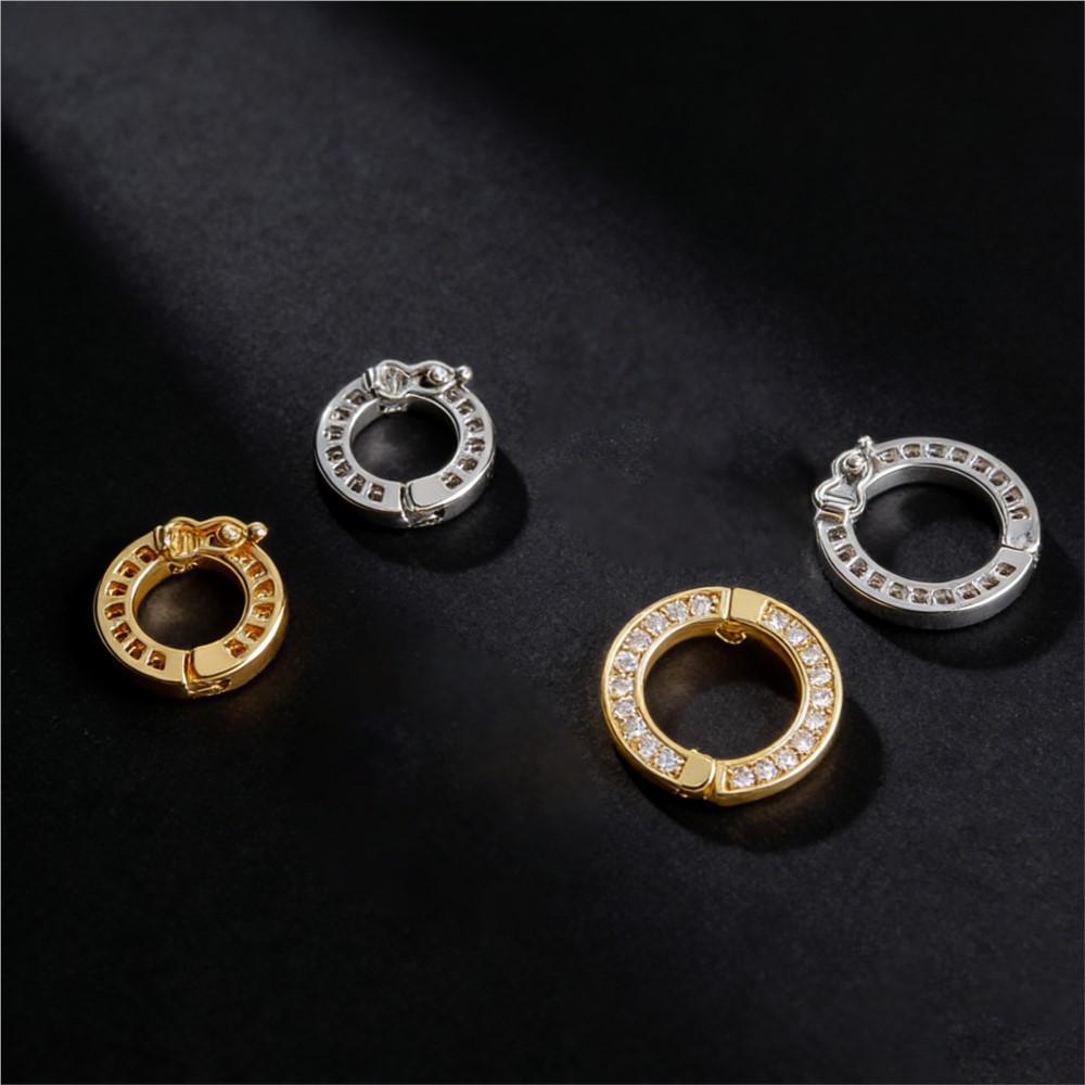 2pcs 라운드 커넥터 버클 진주 걸쇠 패스너 DIY  - Jewelry Making Metal 리뷰 및 가격