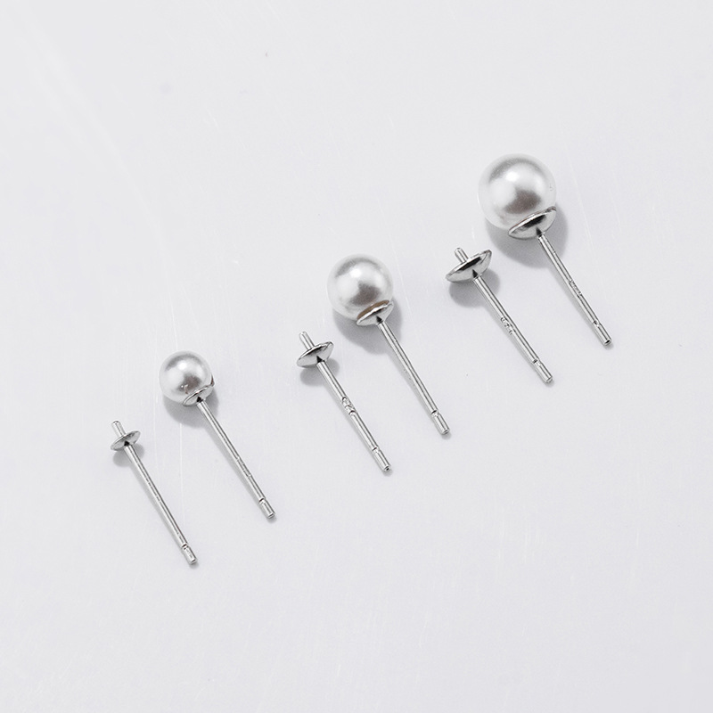 S925 스털링 실버 귀걸이 베이스 핀 세팅, 진주 5 - Jewelry Making Soldering Kit 리뷰 및 가격