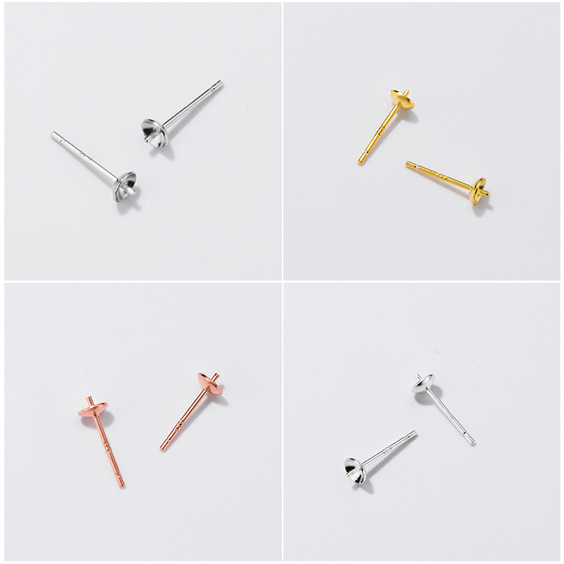 S925 스털링 실버 귀걸이 베이스 핀 세팅, 진주 5 - Jewelry Making Soldering Kit 리뷰 및 가격