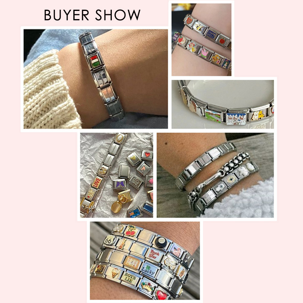 1pc 뉴욕 미국 세계 ​ 로트 패션 이탈리아 탄성 참 - Jewelry Making York 리뷰 및 가격