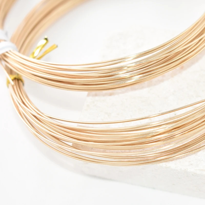 14K 골드 채워진 라운드 1 미터 하프 하드/데드 소 - Jewelry Making Thread 리뷰 및 가격