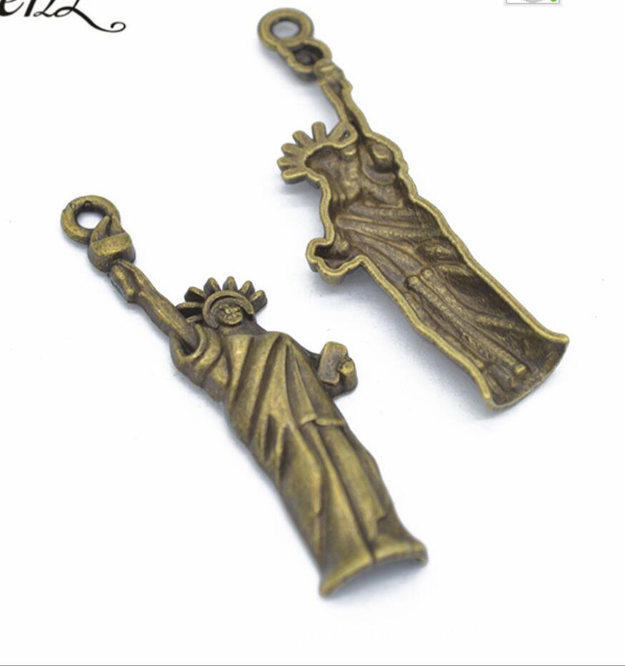 5개입 자유의 여신상 뉴욕 50*14mm 티베트 실버  - Jewelry Making York 리뷰 및 가격