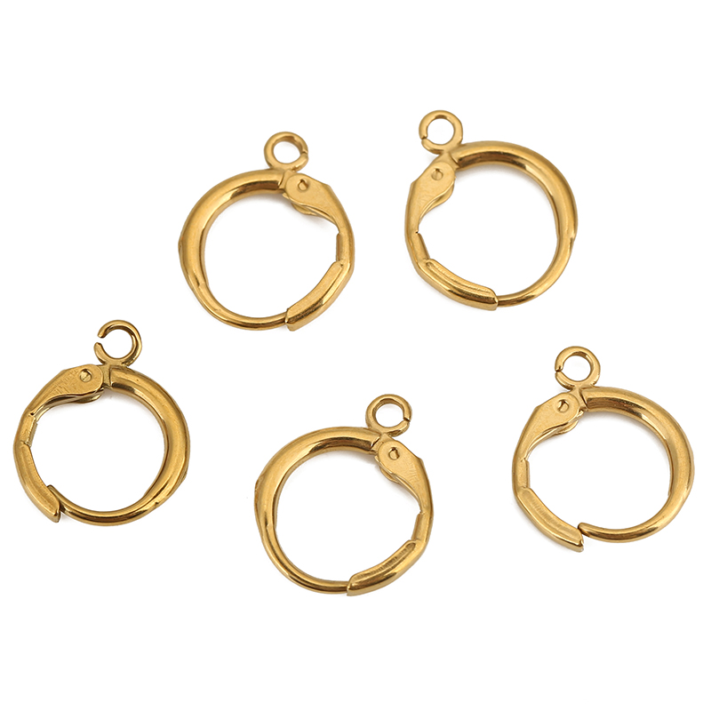 10pcs PVD는 결코 루프가있는 스테인레스 스틸 귀 - Jewelry Making Material 리뷰 및 가격
