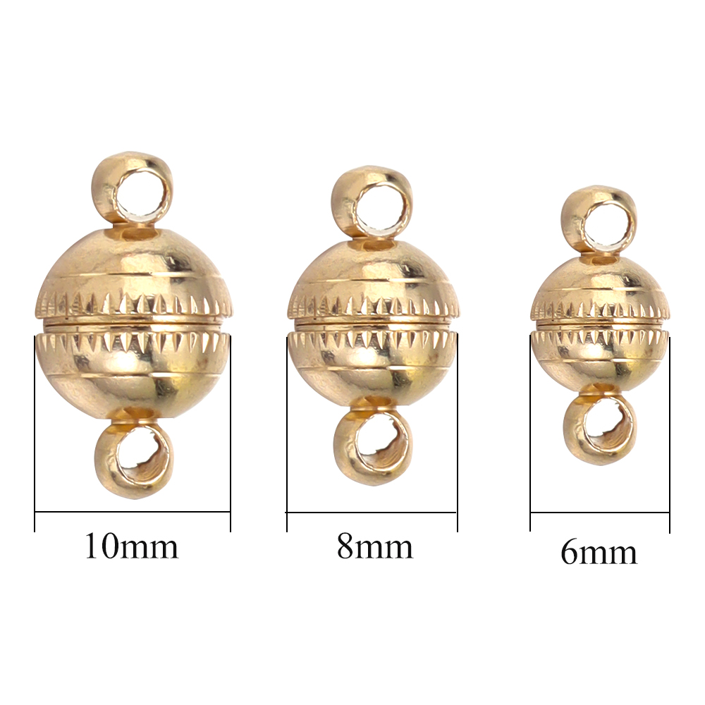 5 개/몫 구리 강한 자기 걸쇠 쥬얼리에 대 한 라운드 - Jewelry Making Material 리뷰 및 가격