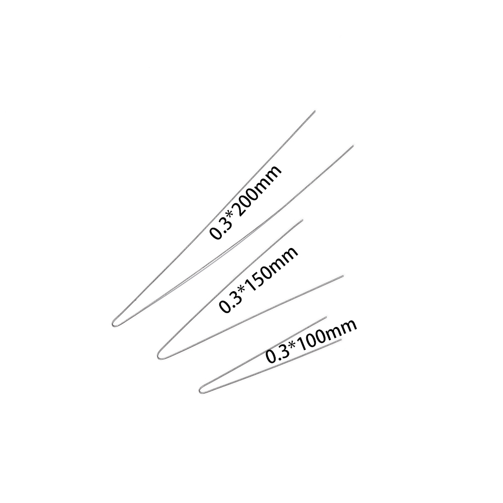 100개/묶음 스테인리스 스틸 빅 아이 커브드 비딩 니 - Jewelry Making Thread 리뷰 및 가격