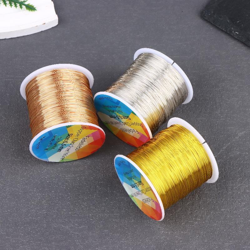 100m/328ft 변색되지 않는 구리 피복 강철 와이 - Jewelry Making With Copper Wire 리뷰 및 가격