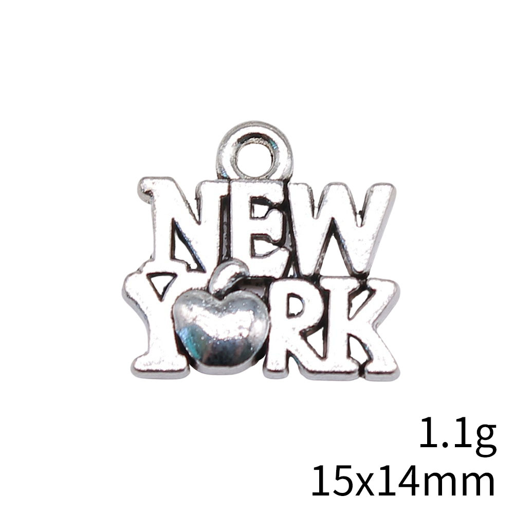 40개 15x14mm(0.59x0.55인치) 앤틱 실버 - Jewelry Making York 리뷰 및 가격