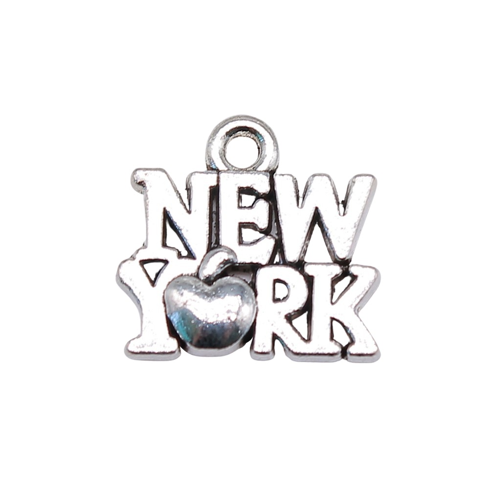 40개 15x14mm(0.59x0.55인치) 앤틱 실버 - Jewelry Making York 리뷰 및 가격