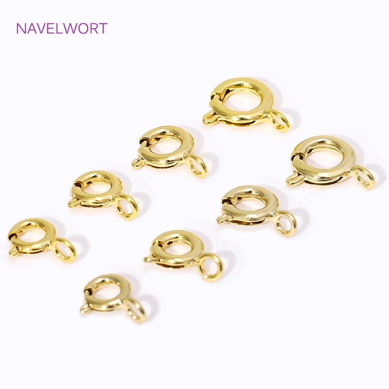14K/18K 금도금 황동 스프링 클래스프, 5/5.5 - Jewelry Making Metal 리뷰 및 가격