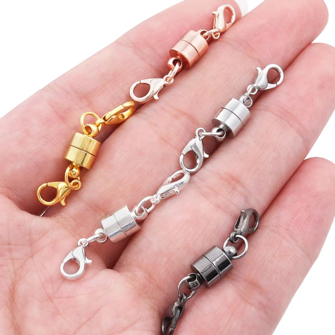 5세트/로트 자석 잠금장치, 로브스터 잠금장치 포함,  - Jewelry Making Material 리뷰 및 가격