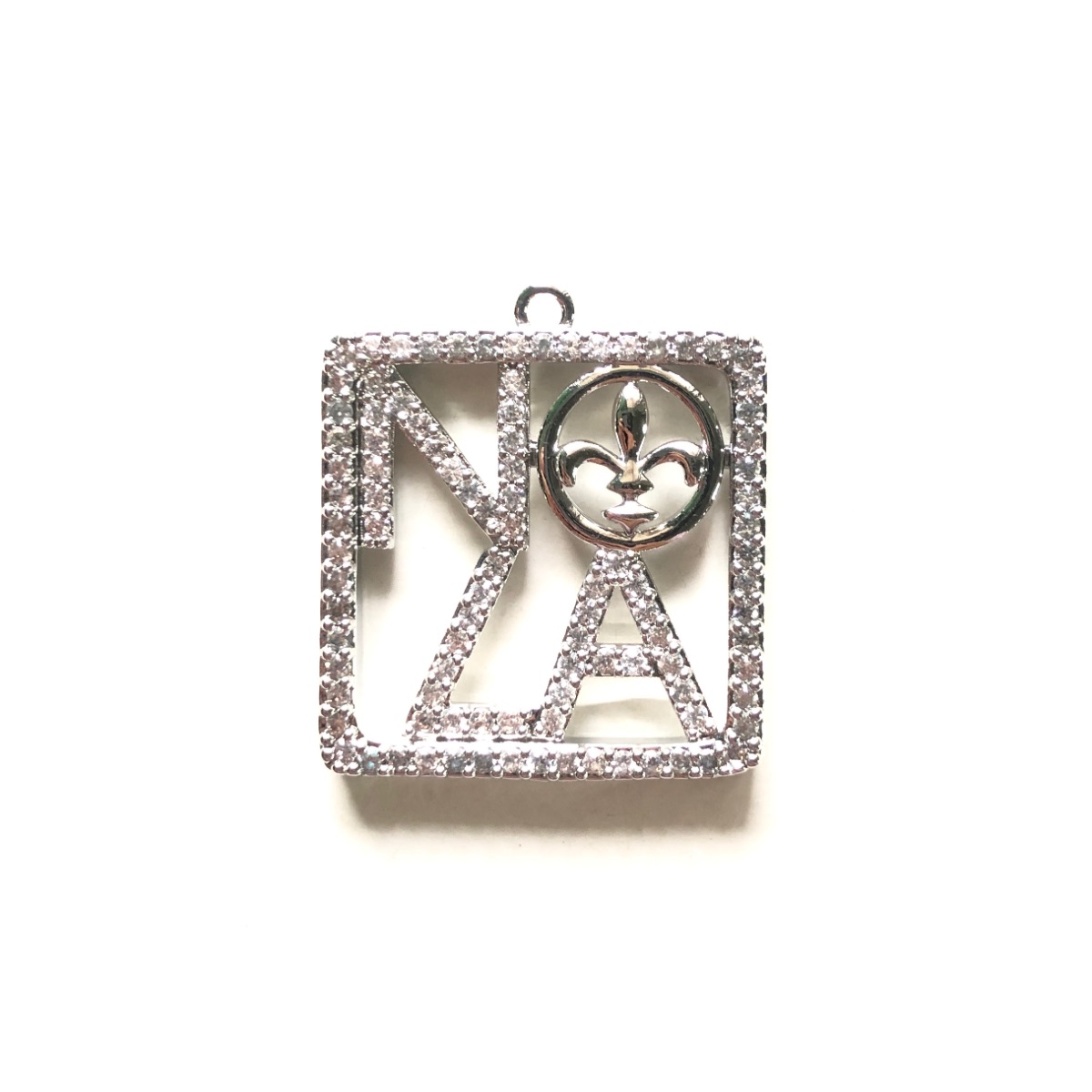 Zirconia Pave NOLA Fleur De Li - Jewelry Making New Orleans 리뷰 및 가격