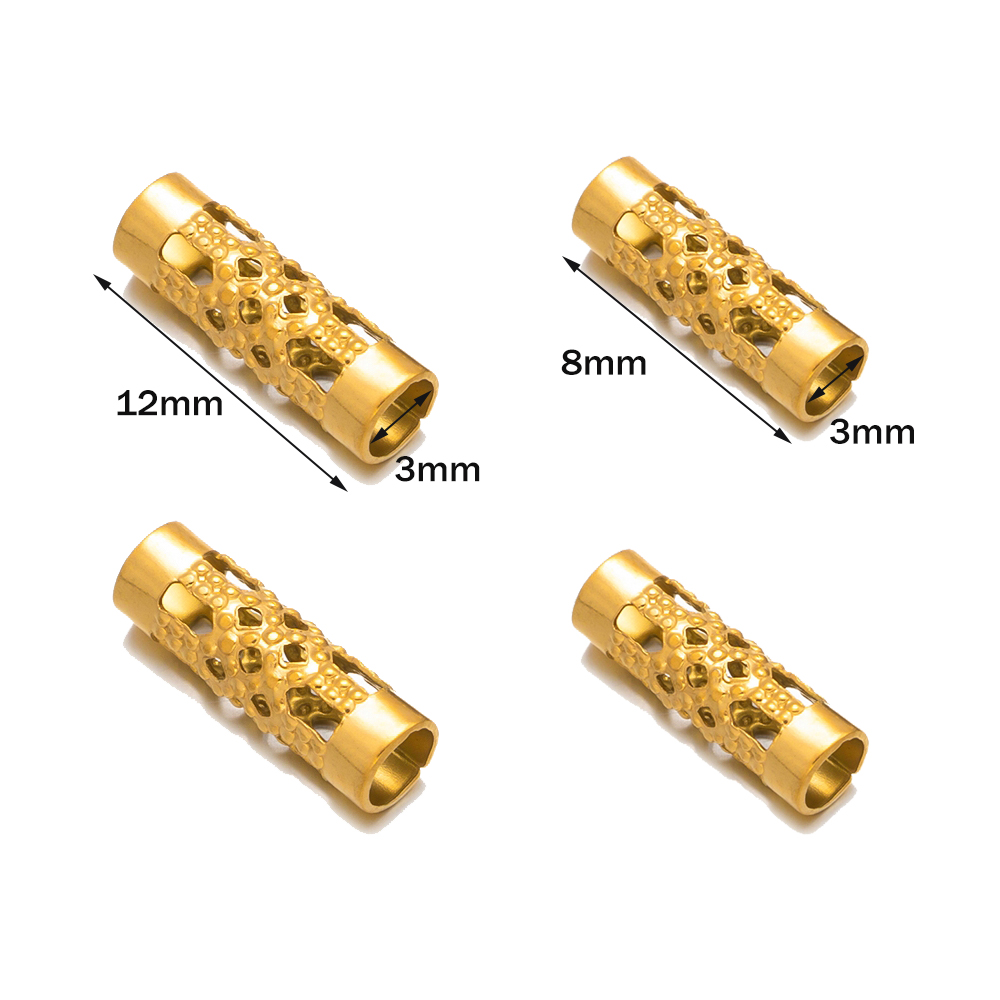 20pcs 골드 스테인레스 스틸 중공 튜브 스페이서 루 - Seed Bead Tube 리뷰 및 가격