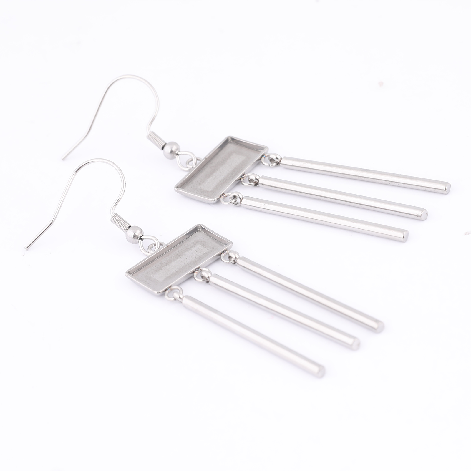 6pcs 스테인레스 스틸 맞는 7x14.5mm 직사각형 - Jewelry Making Soldering Kit 리뷰 및 가격