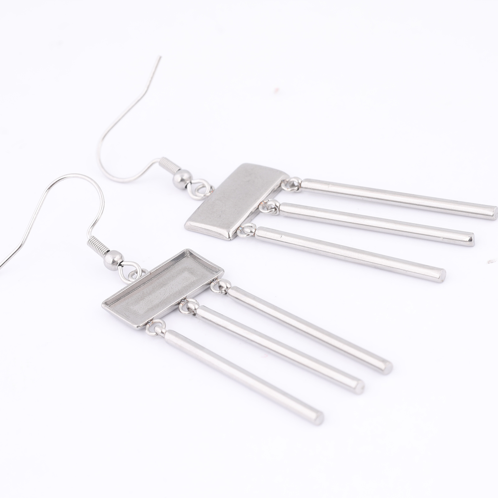 6pcs 스테인레스 스틸 맞는 7x14.5mm 직사각형 - Jewelry Making Soldering Kit 리뷰 및 가격