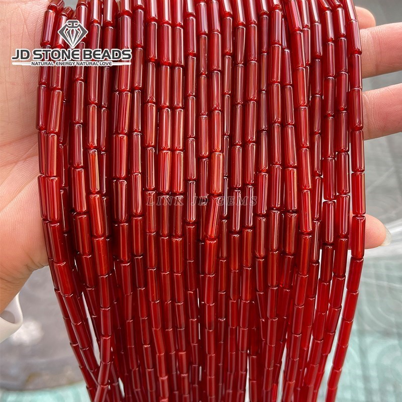천연 마노 아벤츄린 스톤 튜브 기둥 모양 느슨한 스페이 - Seed Bead Tube 리뷰 및 가격