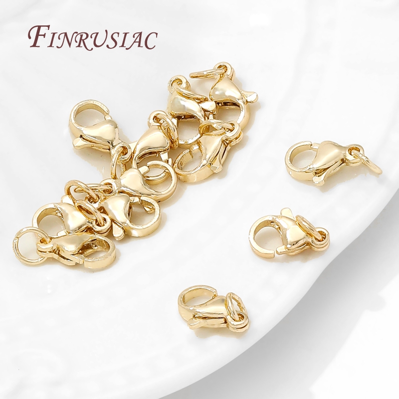 스테인리스 스틸 금도금 10mm 랍스터 클래스프, 보석 - Jewelry Making Material 리뷰 및 가격
