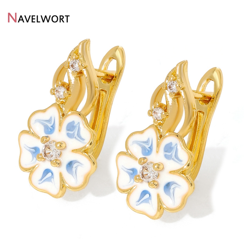 18K 금도금 황동과 지르콘 귀걸이 고리, 황동 금속  - Jewelry Making Metal 리뷰 및 가격