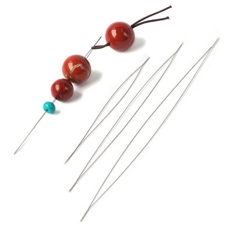 1/10개 오픈형 비즈 바늘 세트, DIY 비즈 바늘, - Jewelry Making Thread 리뷰 및 가격