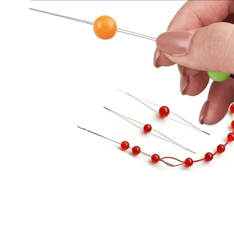 1/10개 오픈형 비즈 바늘 세트, DIY 비즈 바늘, - Jewelry Making Thread 리뷰 및 가격