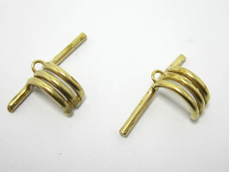 6개 황동 나선형 참, 3중 두께 와이어 펜던트, 반원 - Jewelry Making With Copper Wire 리뷰 및 가격