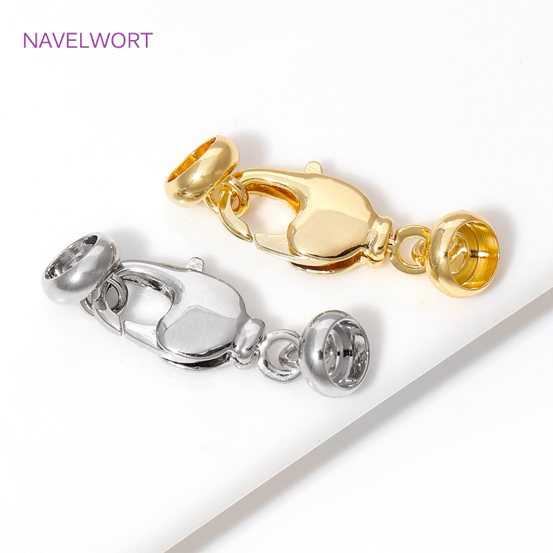 18K 골드 도금 황동 랍스터 걸쇠 커넥터, 보석 엔드 - Jewelry Making Material 리뷰 및 가격