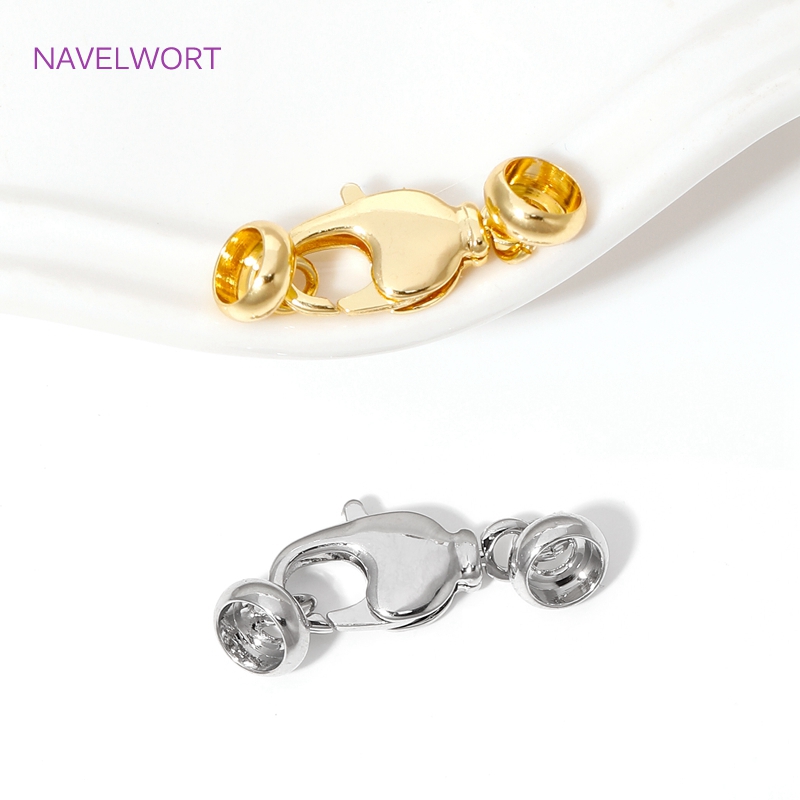 18K 골드 도금 황동 랍스터 걸쇠 커넥터, 보석 엔드 - Jewelry Making Material 리뷰 및 가격