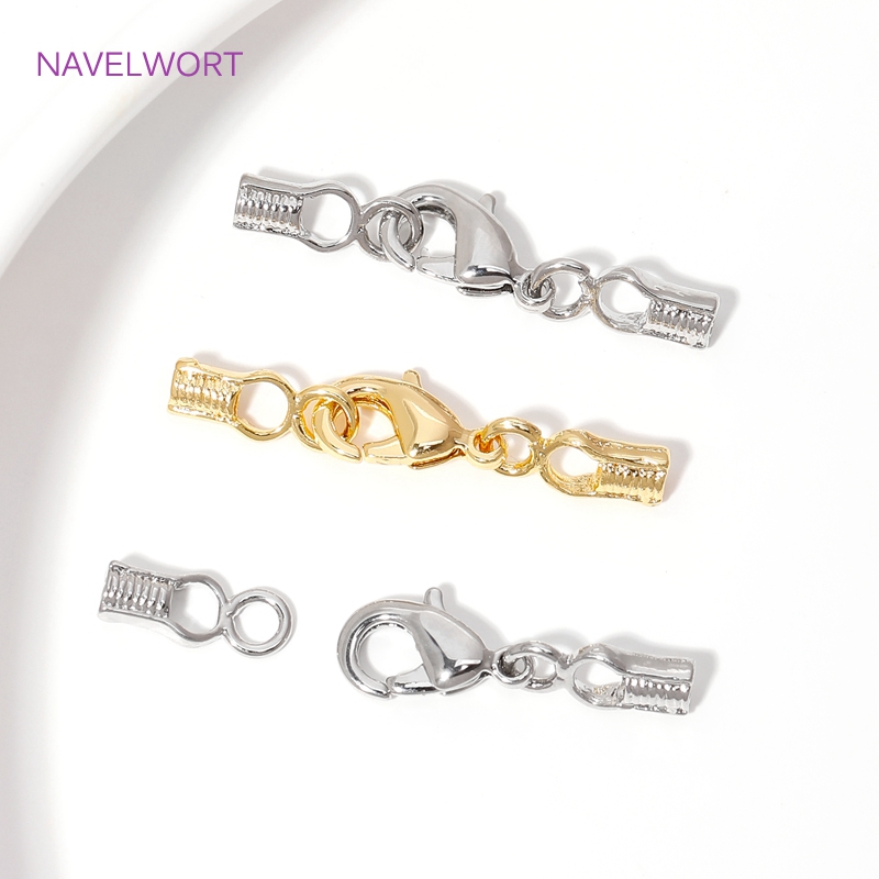 18K 골드 도금 황동 랍스터 걸쇠 커넥터, 보석 엔드 - Jewelry Making Material 리뷰 및 가격