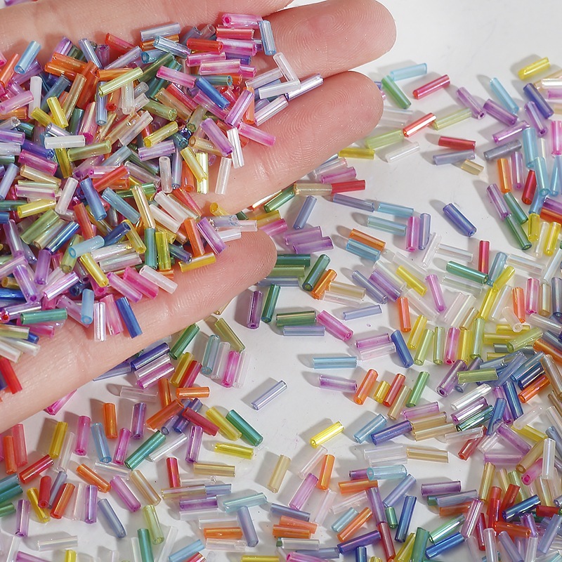2x7mm 600개/묶음 쌀 모양 크리스탈 비즈 튜브  - Seed Bead Tube 리뷰 및 가격