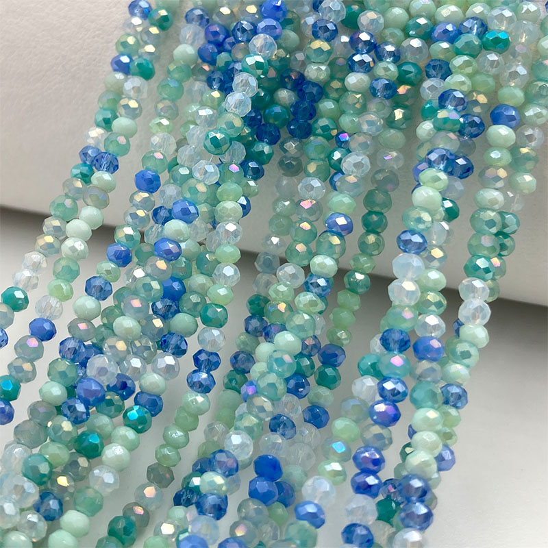 2mm 혼합 색상면 처리 된 크리스탈 비즈 Jewerl - Seed Bead Tube 리뷰 및 가격