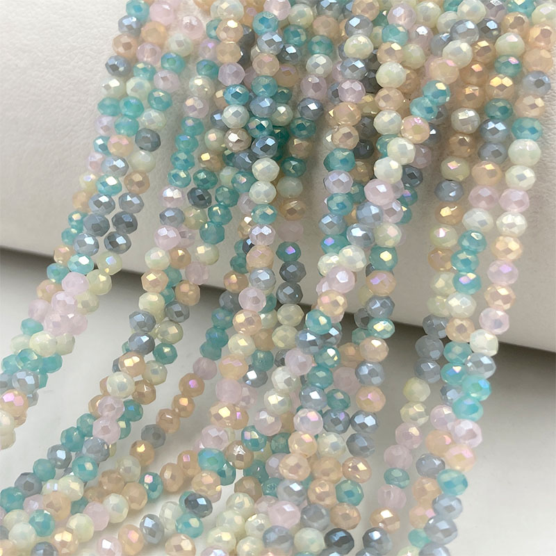 2mm 혼합 색상면 처리 된 크리스탈 비즈 Jewerl - Seed Bead Tube 리뷰 및 가격