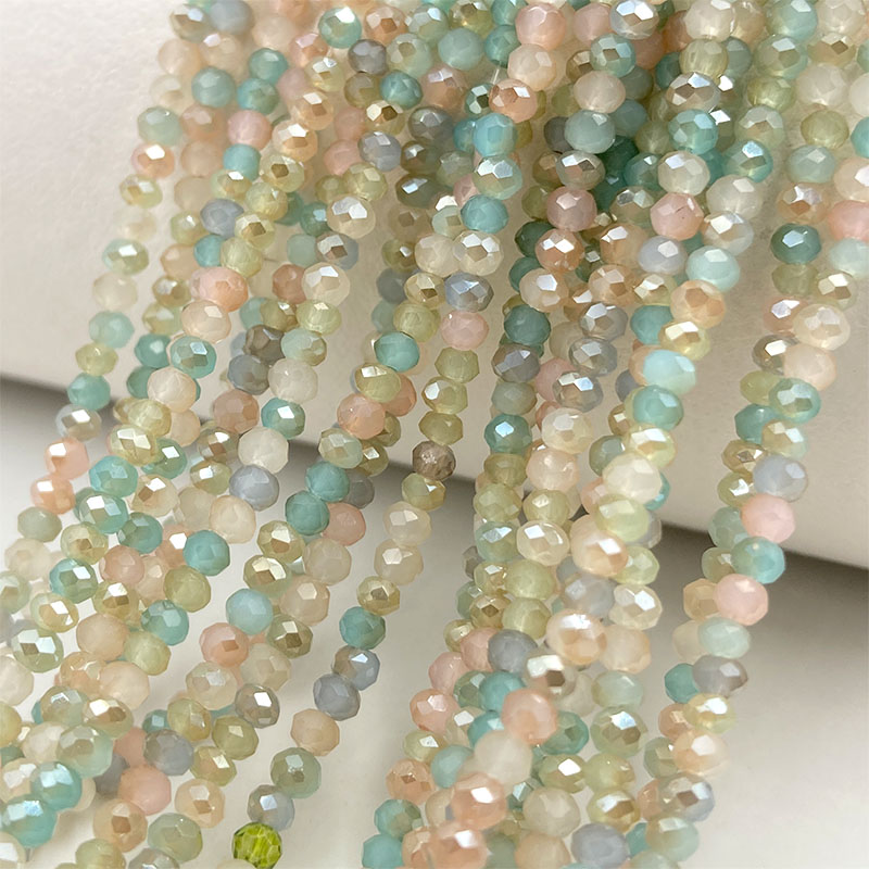 2mm 혼합 색상면 처리 된 크리스탈 비즈 Jewerl - Seed Bead Tube 리뷰 및 가격
