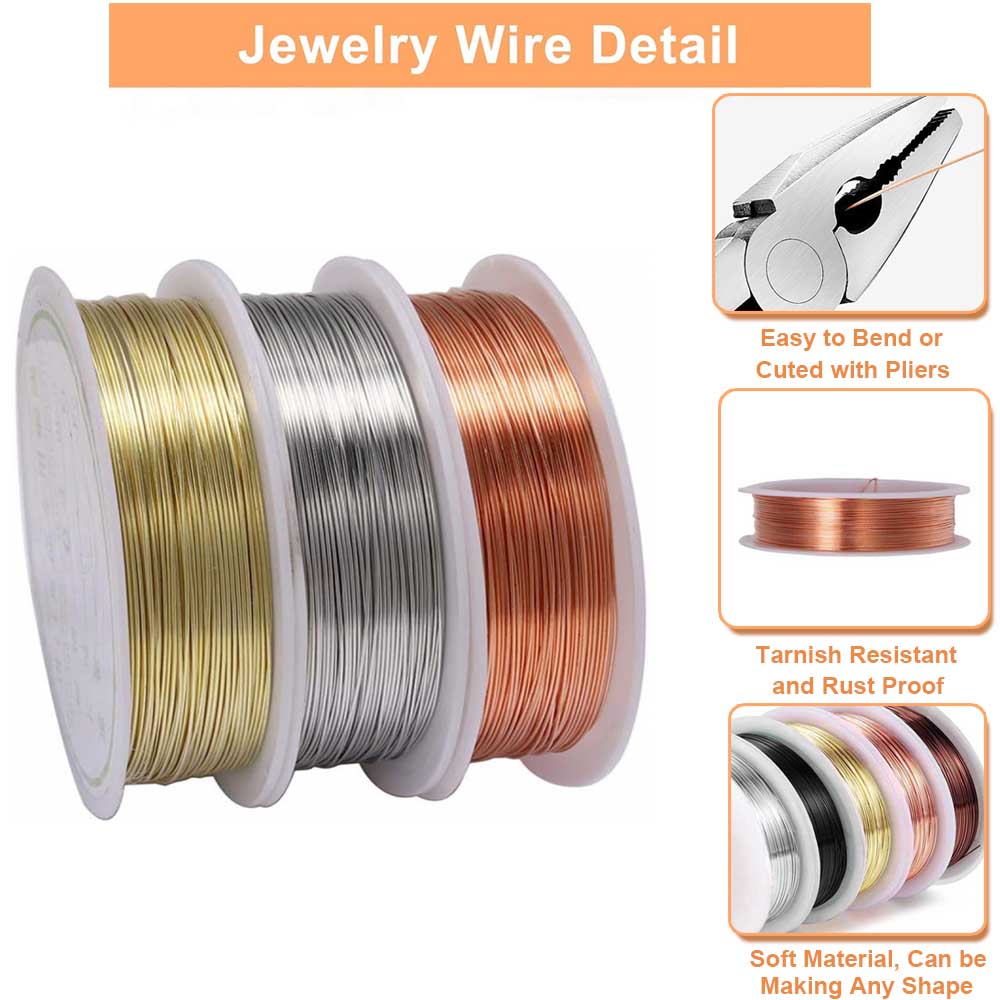 1pc 0.2-1mm 구리 보석 와이어, DIY 목걸이 - Jewelry Making Thread 리뷰 및 가격