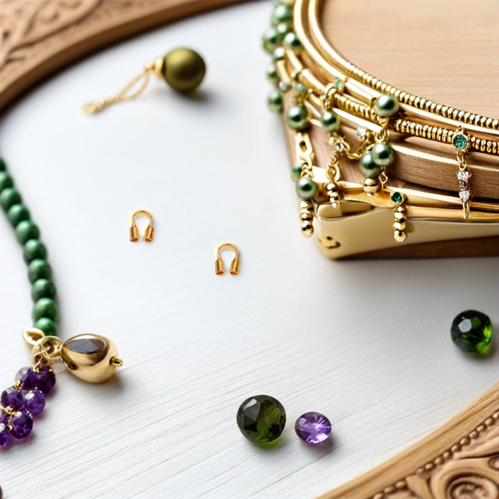 500개 U자형 와이어 보호기 케이블 보호기 쥬얼리 제 - Jewelry Making Thread 리뷰 및 가격